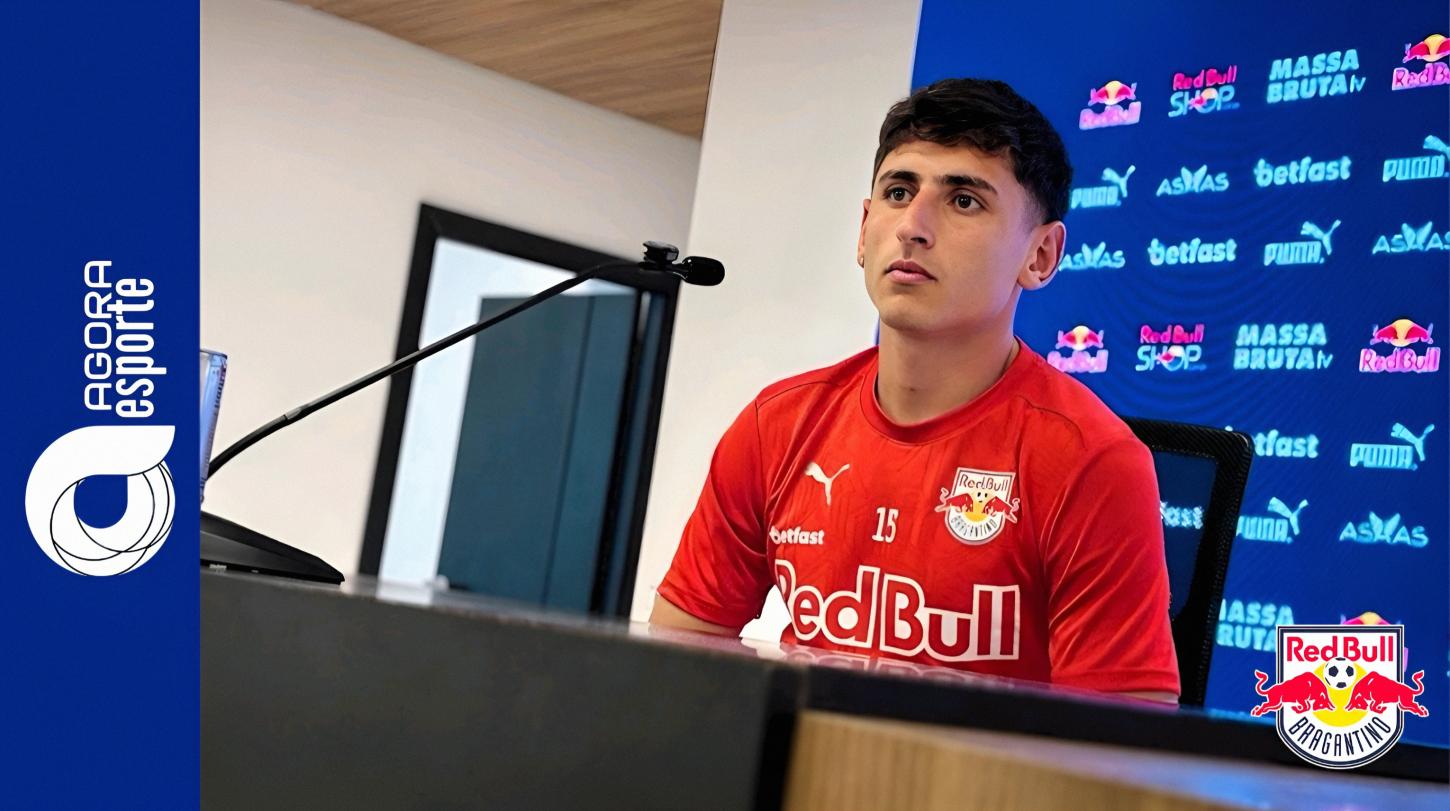 Nacho Sosa, novo reforço do Red Bull Bragantino chega e diz que está bem fisicamente para ajudar o Massa Bruta