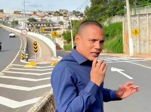 Everton Ferreira atua e cobra ação imediata em trecho interditado da cidade