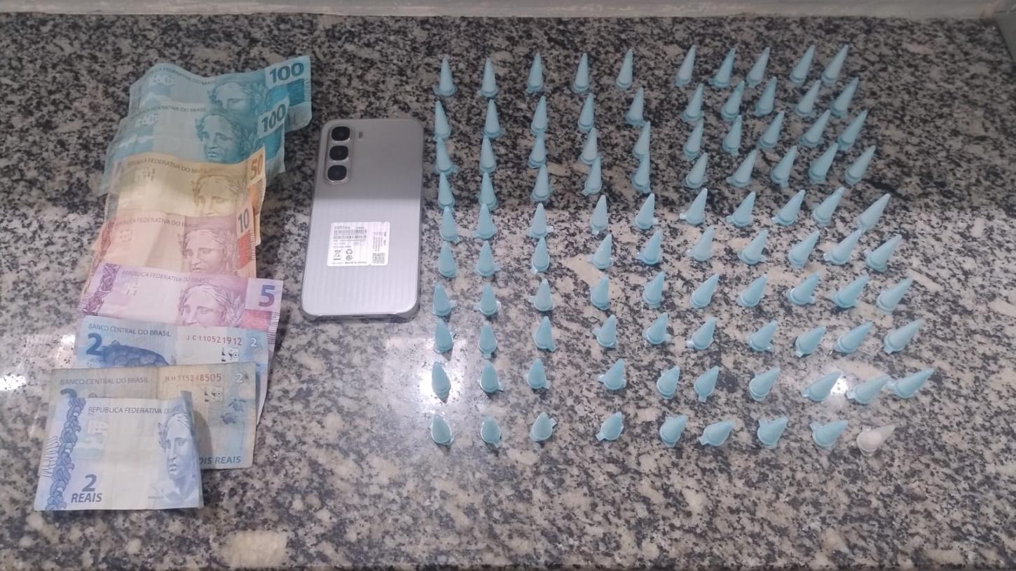 Homem é preso por tráfico de drogas durante patrulhamento em Cordeirópolis